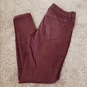 Maroon Jeggings